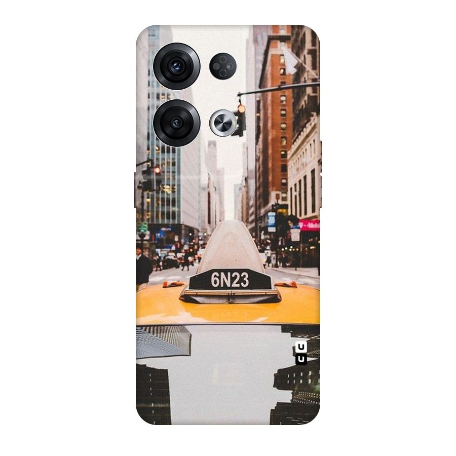City Taxi Original Polycarbonate Back Case for Oppo Reno8 Pro 5G