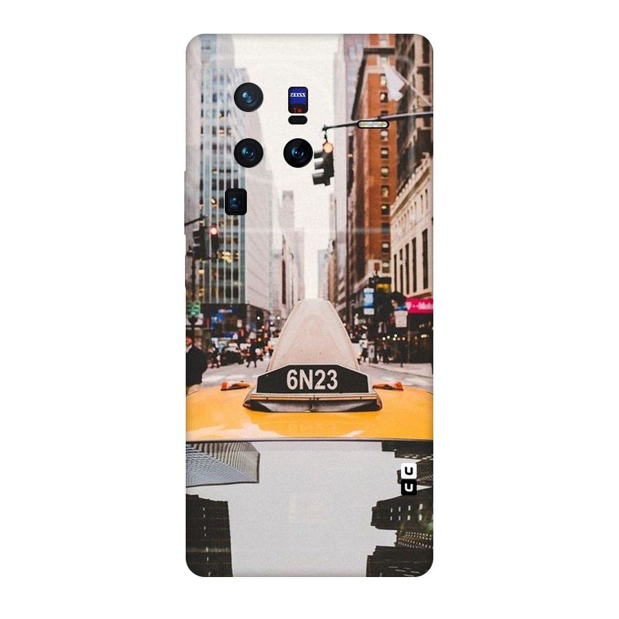 City Taxi Original Polycarbonate Back Case for Vivo X80