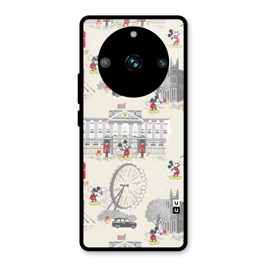 City Tour Pattern Glass Back Case for Realme 11 Pro Plus