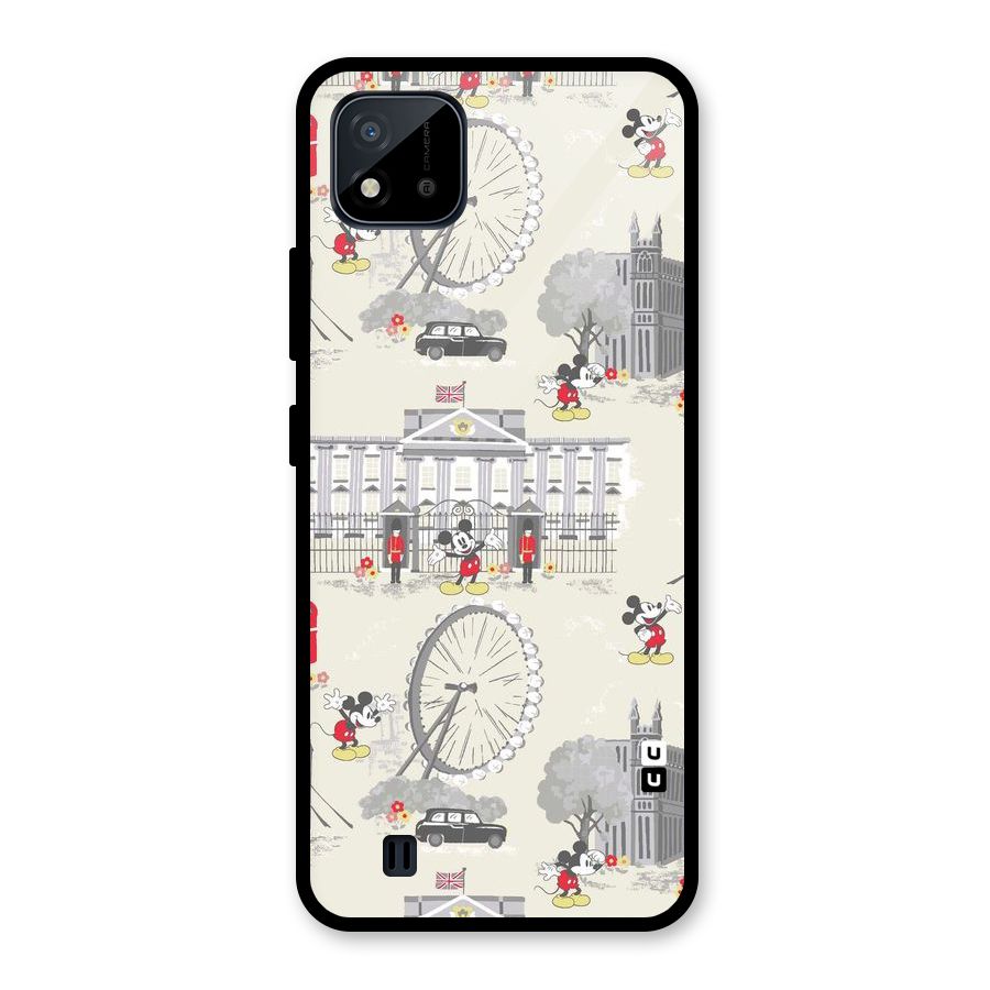 City Tour Pattern Glass Back Case for Realme C11 2021