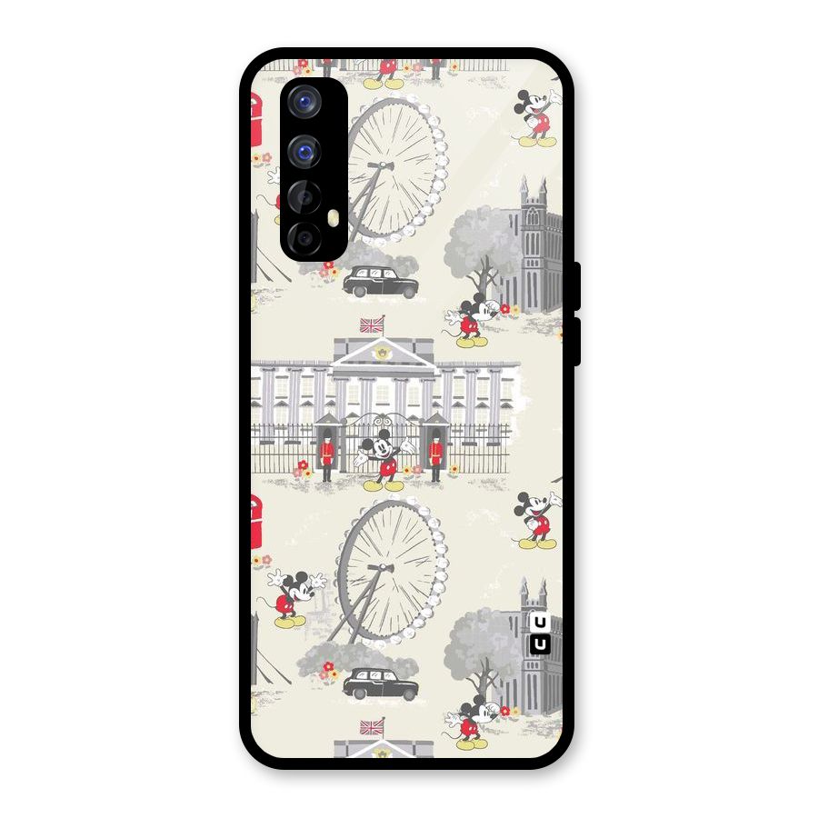 City Tour Pattern Glass Back Case for Realme Narzo 20 Pro