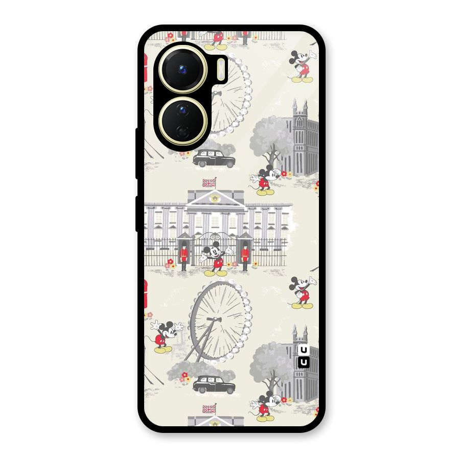 City Tour Pattern Glass Back Case for Vivo Y56