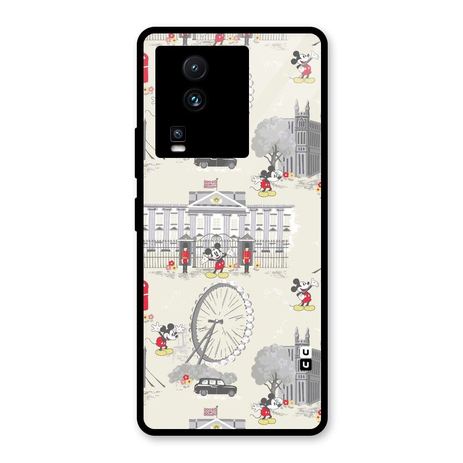 City Tour Pattern Glass Back Case for Vivo iQOO Neo 7 Pro