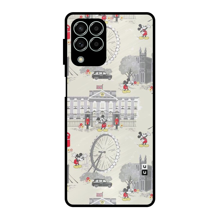 City Tour Pattern Metal Back Case for Galaxy M33