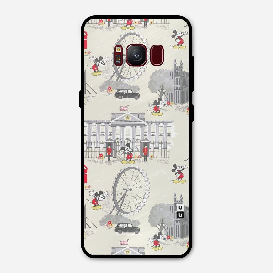 City Tour Pattern Metal Back Case for Galaxy S8