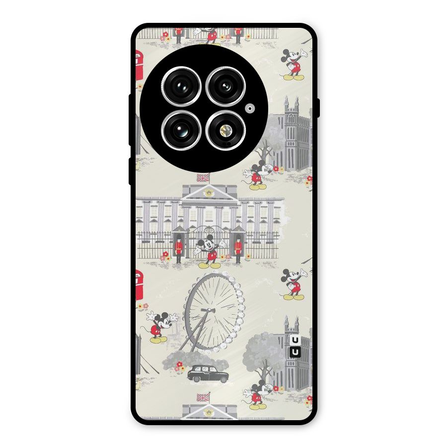 City Tour Pattern Metal Back Case for OnePlus 13