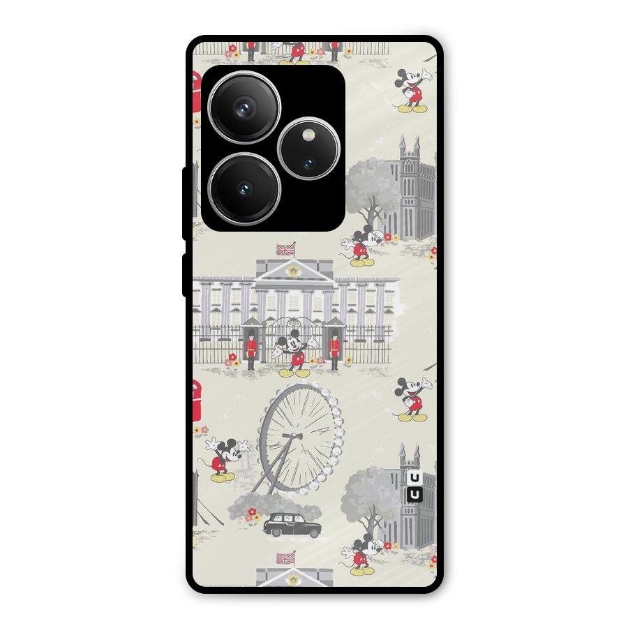 City Tour Pattern Metal Back Case for Realme GT 6