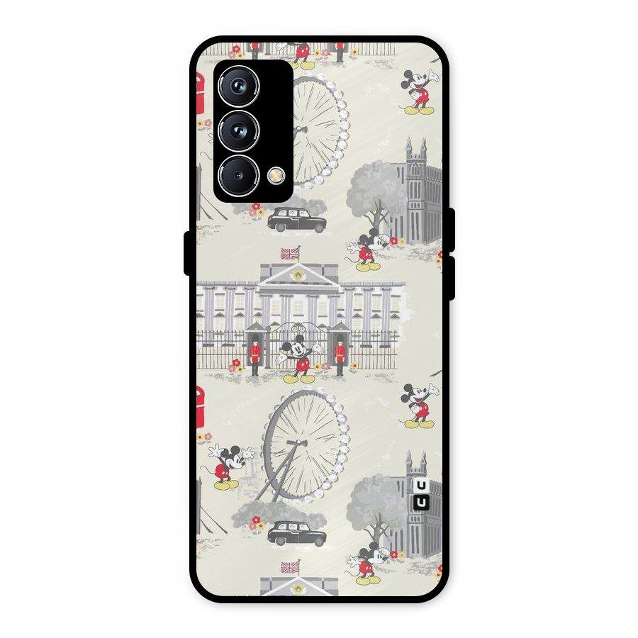 City Tour Pattern Metal Back Case for Realme GT Master Edition