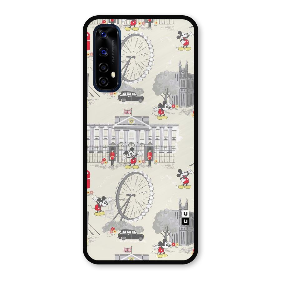City Tour Pattern Metal Back Case for Realme Narzo 20 Pro
