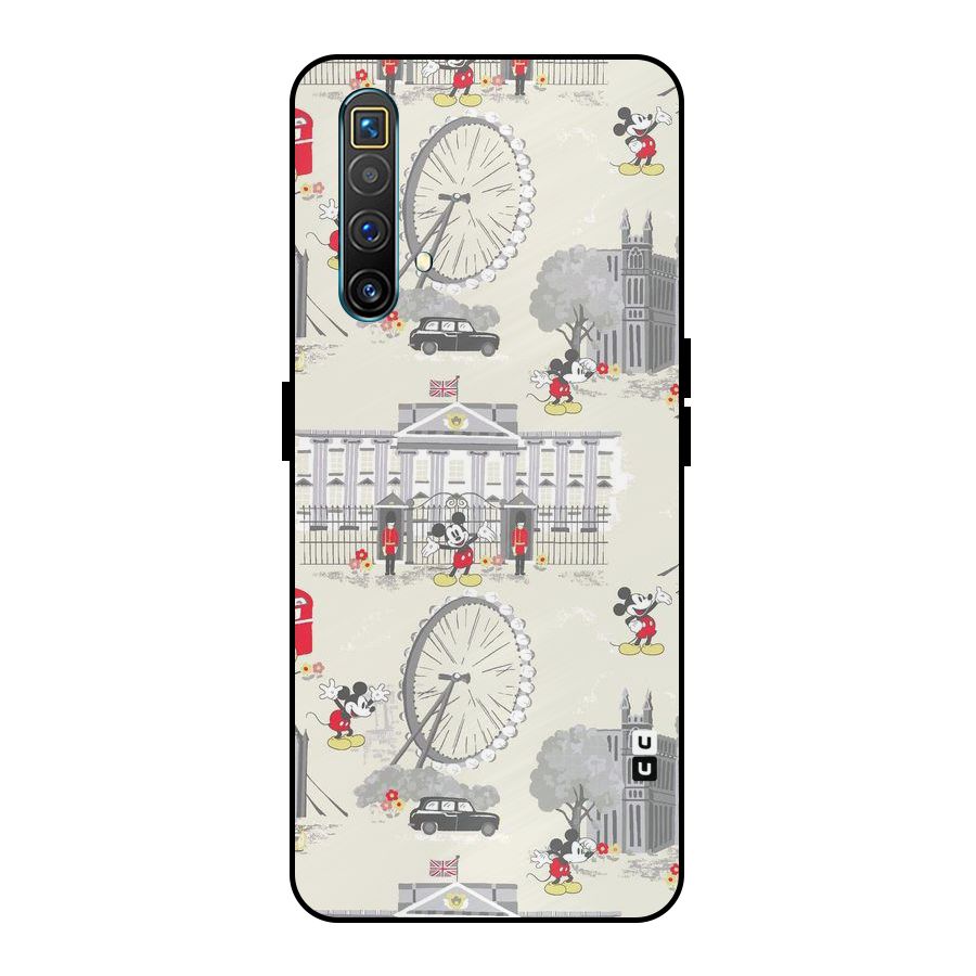 City Tour Pattern Metal Back Case for Realme X3 SuperZoom