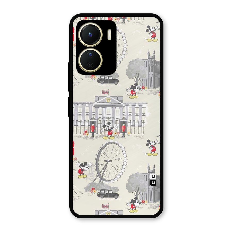 City Tour Pattern Metal Back Case for Vivo Y56