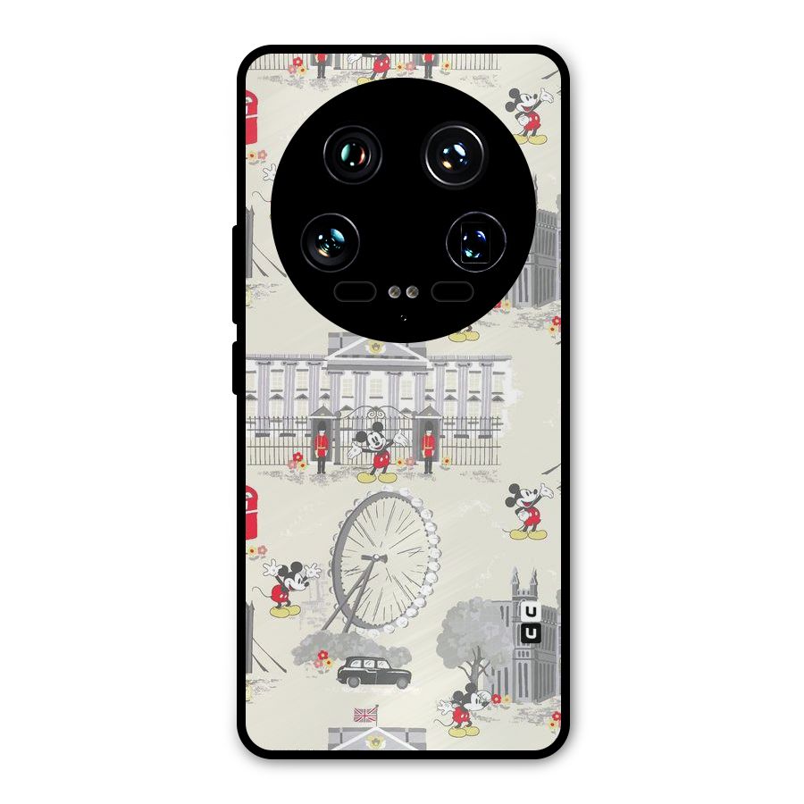 City Tour Pattern Metal Back Case for Xiaomi 14 Ultra