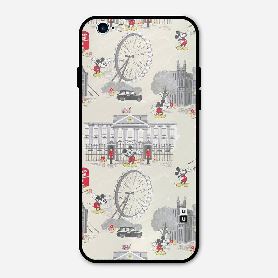 City Tour Pattern Metal Back Case for iPhone 6 6s