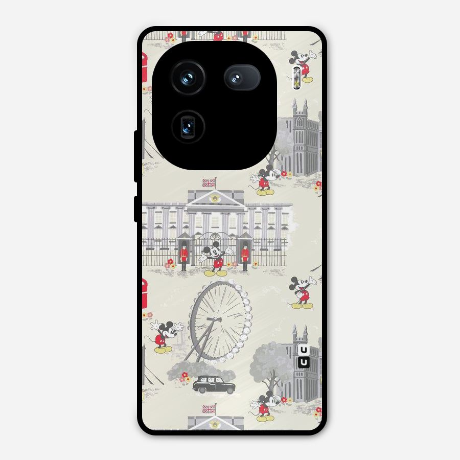 City Tour Pattern Metal Back Case for iQOO 12