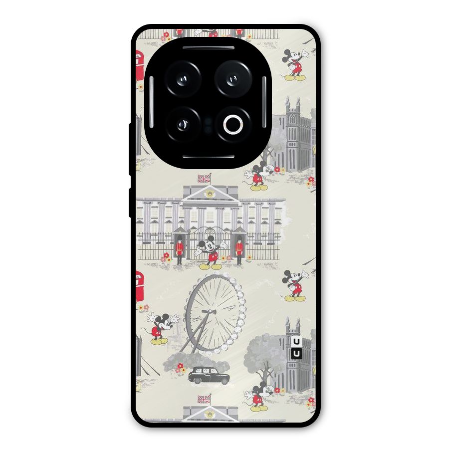 City Tour Pattern Metal Back Case for iQOO 13
