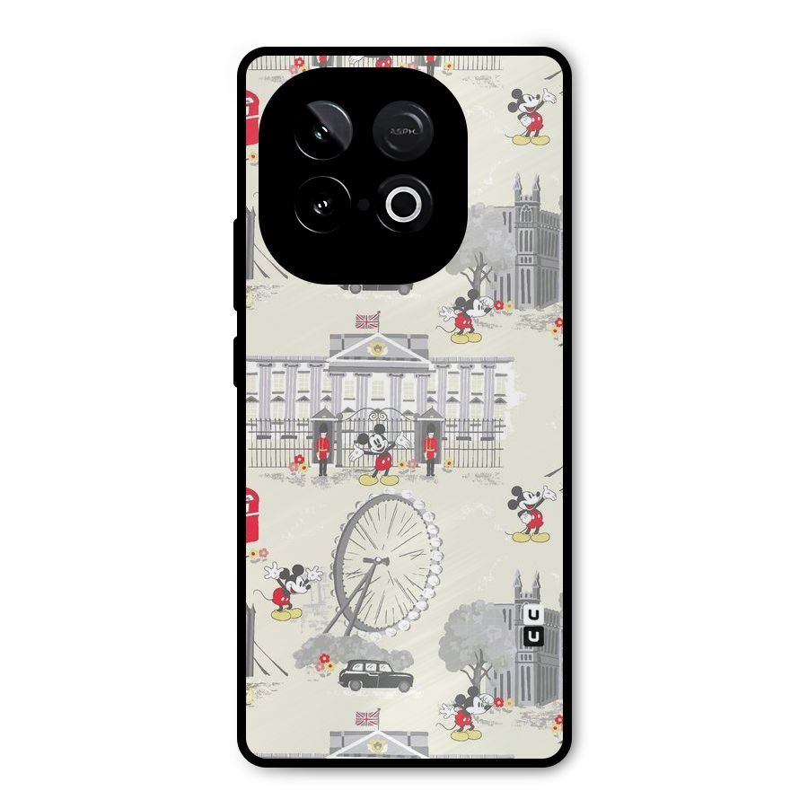 City Tour Pattern Metal Back Case for iQOO Neo 10