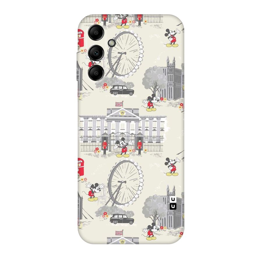 City Tour Pattern Original Polycarbonate Back Case for Galaxy A14 5G