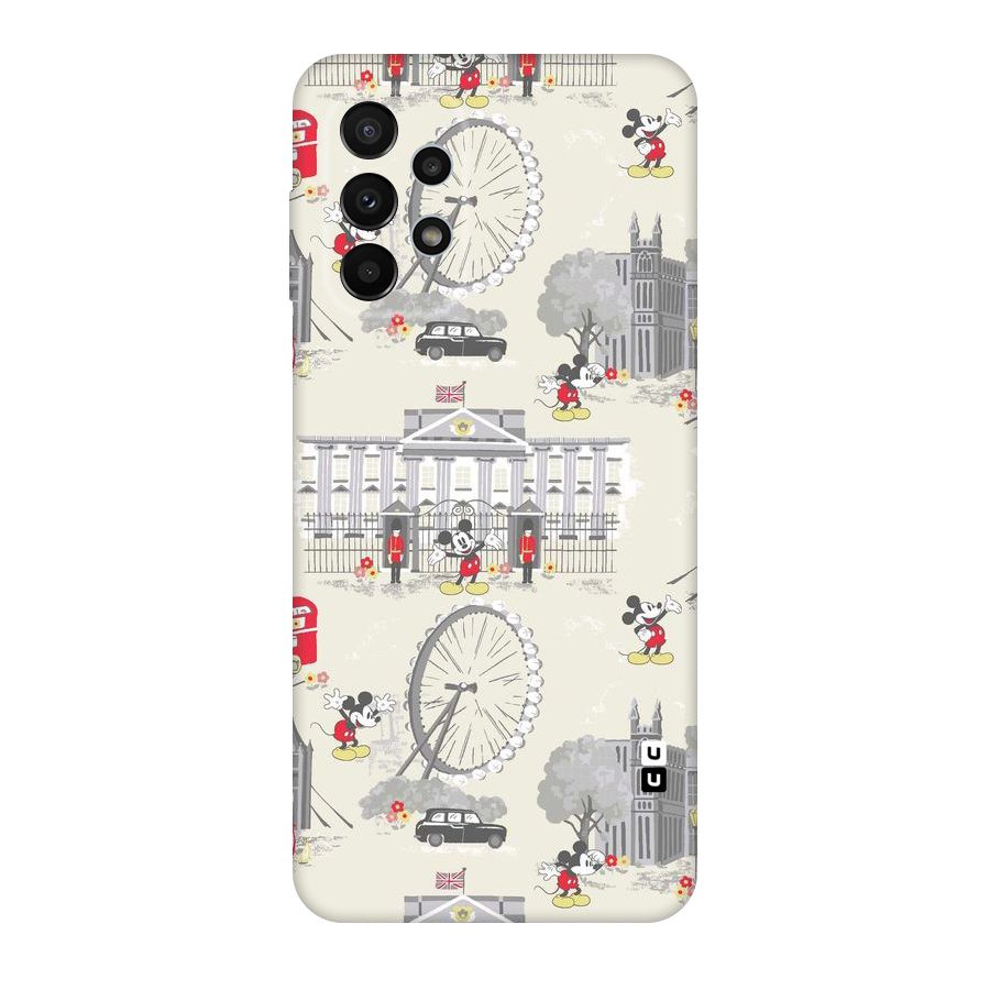 City Tour Pattern Original Polycarbonate Back Case for Galaxy A23