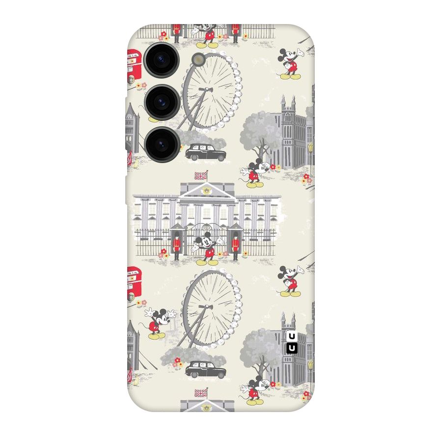 City Tour Pattern Original Polycarbonate Back Case for Galaxy S23