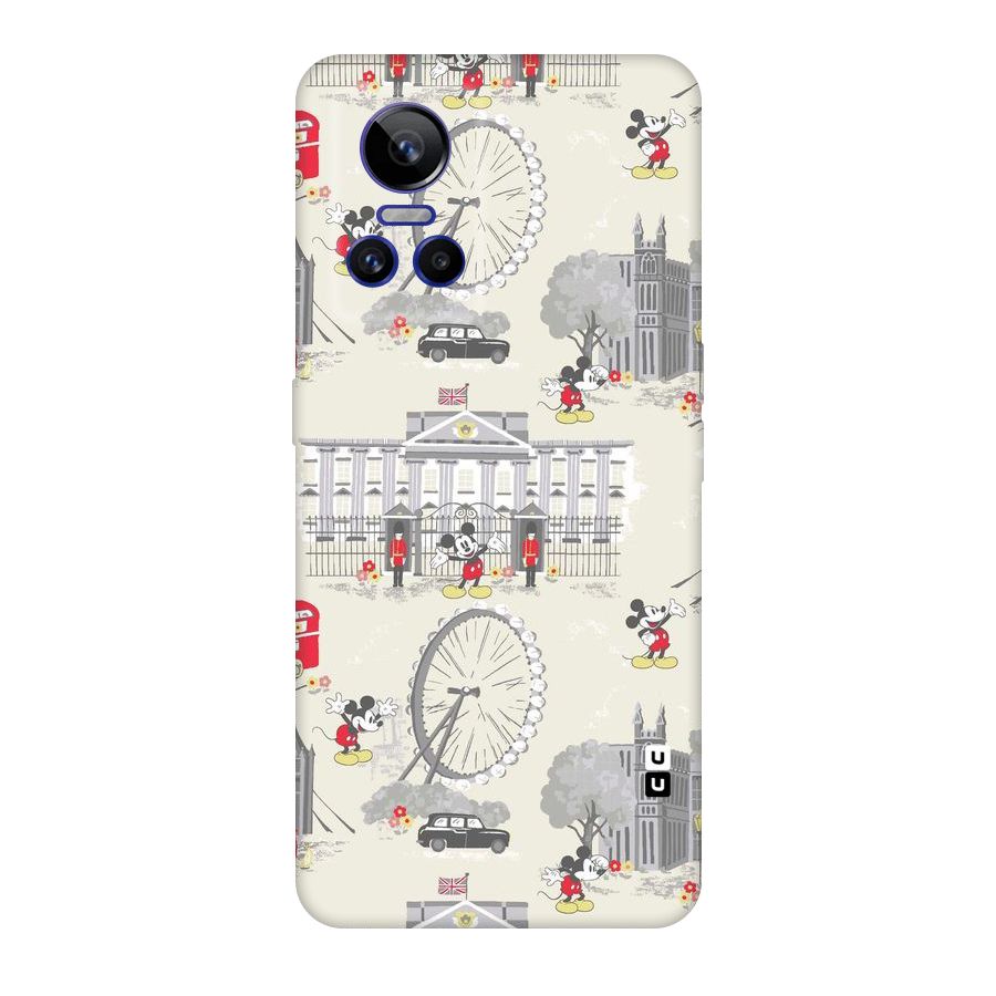 City Tour Pattern Original Polycarbonate Back Case for Realme GT Neo 3