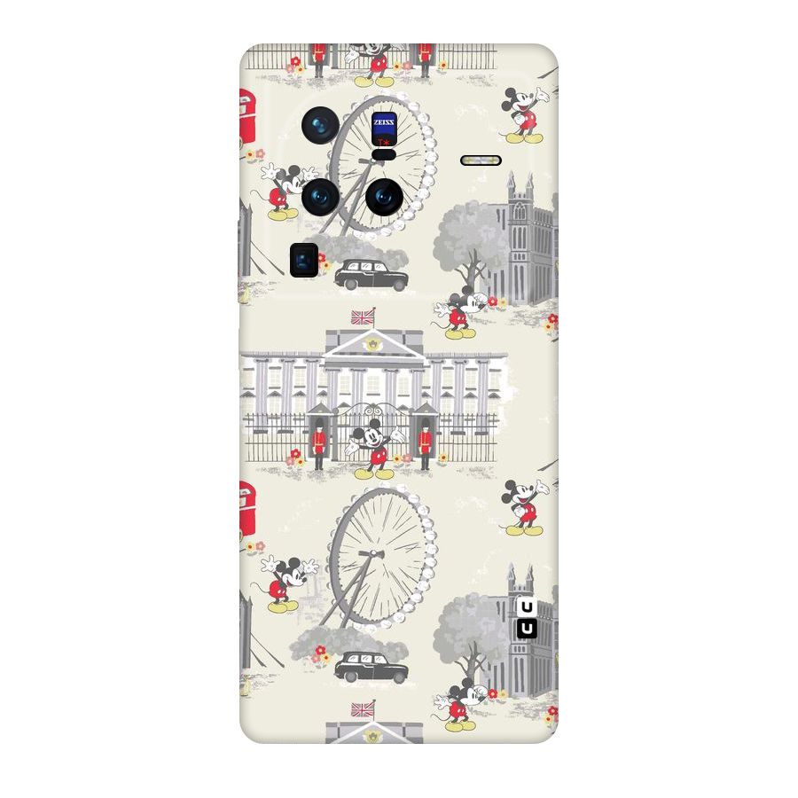 City Tour Pattern Original Polycarbonate Back Case for Vivo X80
