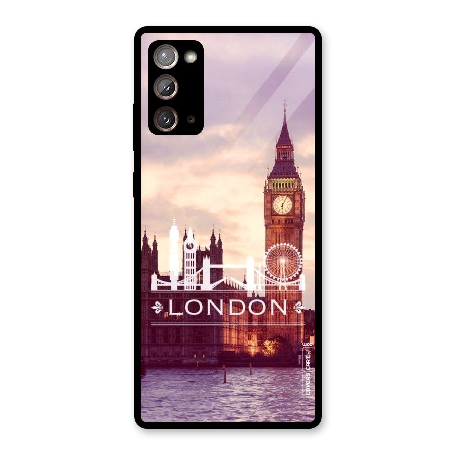 City Tower Glass Back Case for Galaxy Note 20