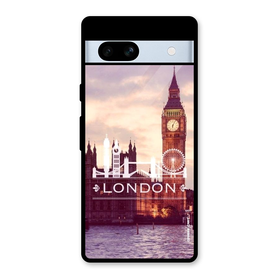 City Tower Glass Back Case for Google Pixel 7a