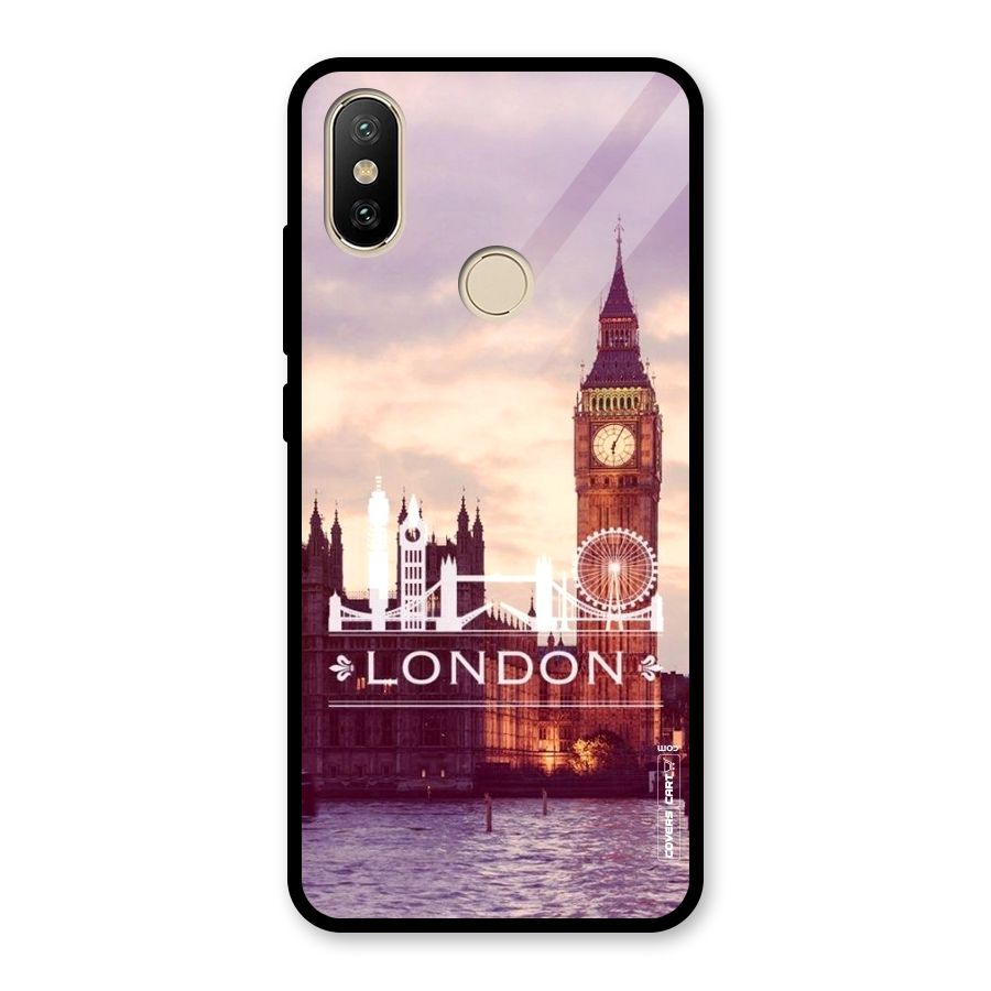 City Tower Glass Back Case for Redmi A2