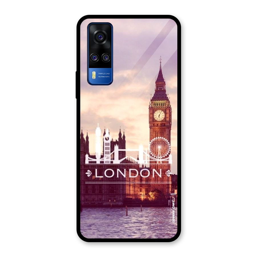 City Tower Glass Back Case for Vivo Y31