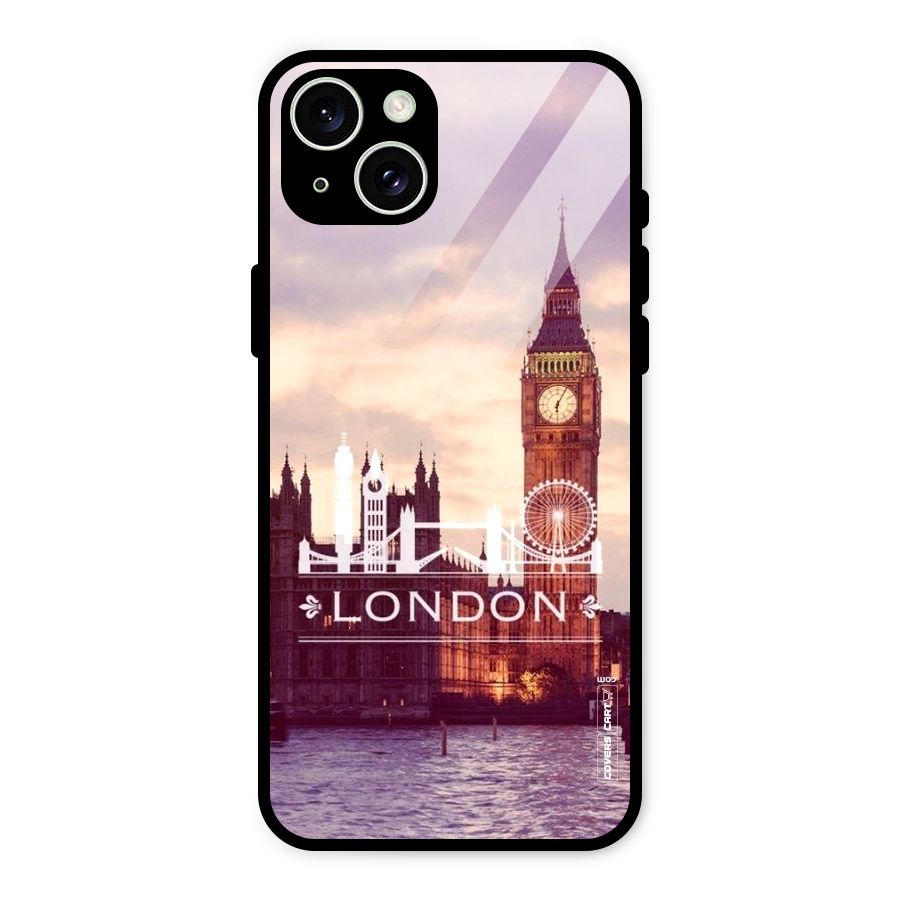 City Tower Glass Back Case for iPhone 15 Plus