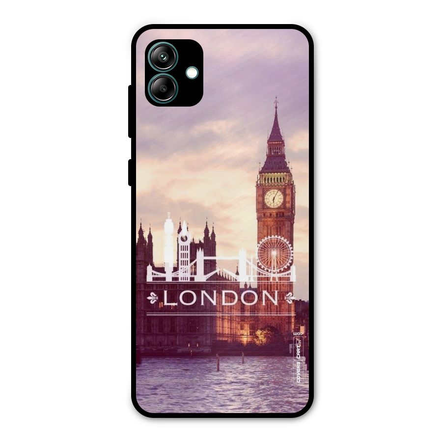 City Tower Metal Back Case for Galaxy A04