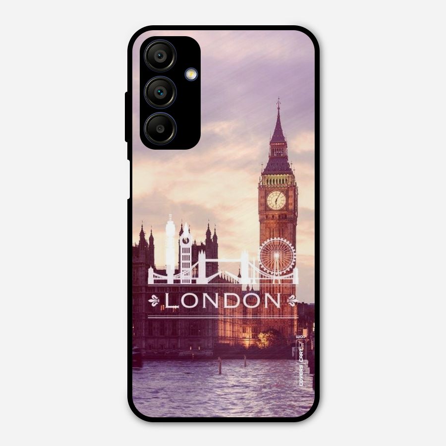 City Tower Metal Back Case for Galaxy A15 5G