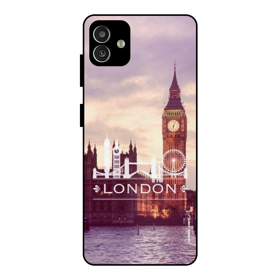 City Tower Metal Back Case for Galaxy M13 5G