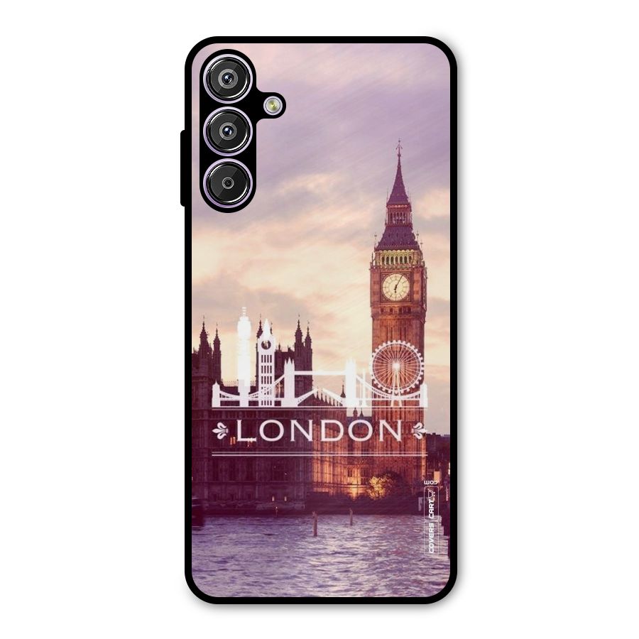 City Tower Metal Back Case for Galaxy M15