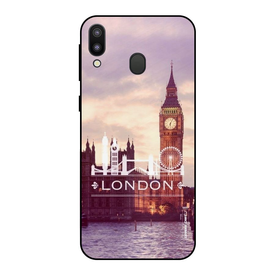 City Tower Metal Back Case for Galaxy M20