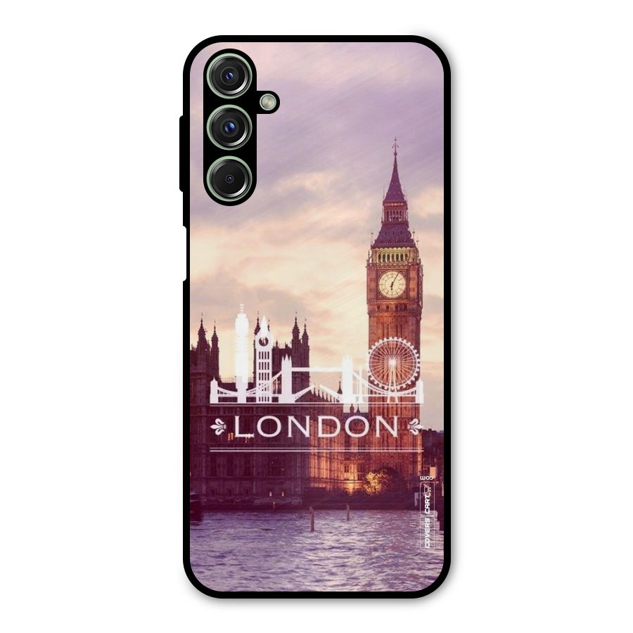 City Tower Metal Back Case for Galaxy M34