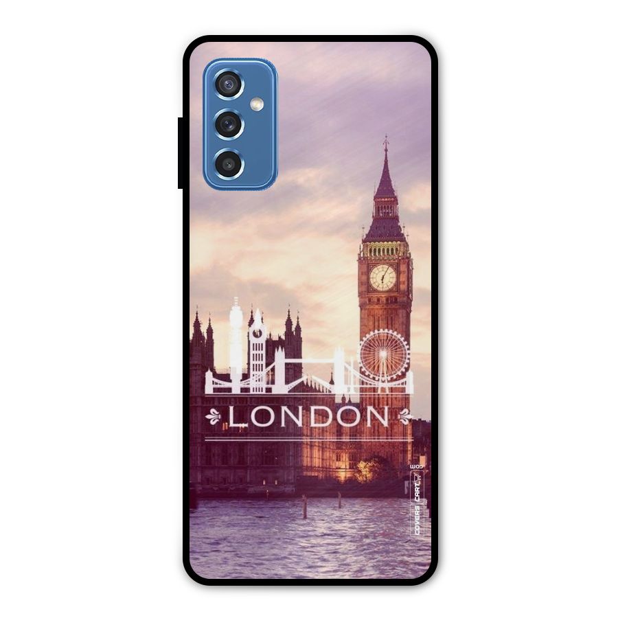 City Tower Metal Back Case for Galaxy M52 5G