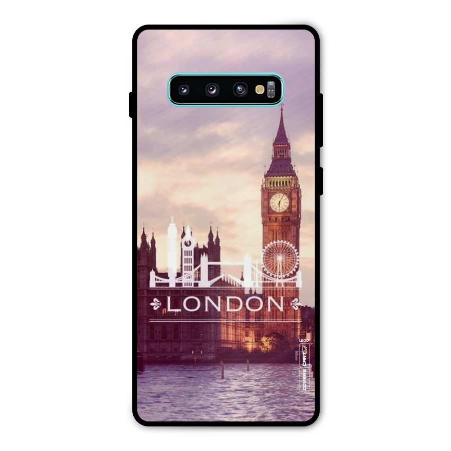 City Tower Metal Back Case for Galaxy S10 Plus