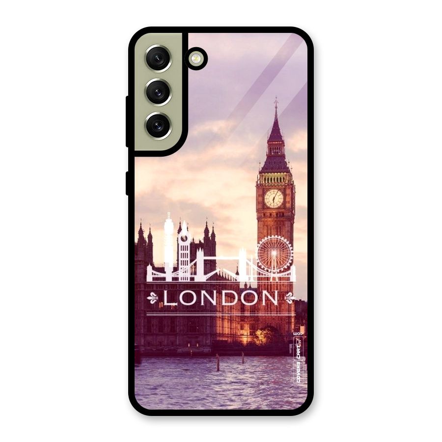 City Tower Metal Back Case for Galaxy S21 FE 5G (2023)