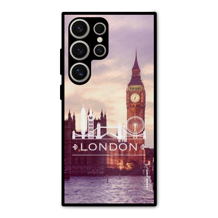 City Tower Metal Back Case for Galaxy S24 Ultra