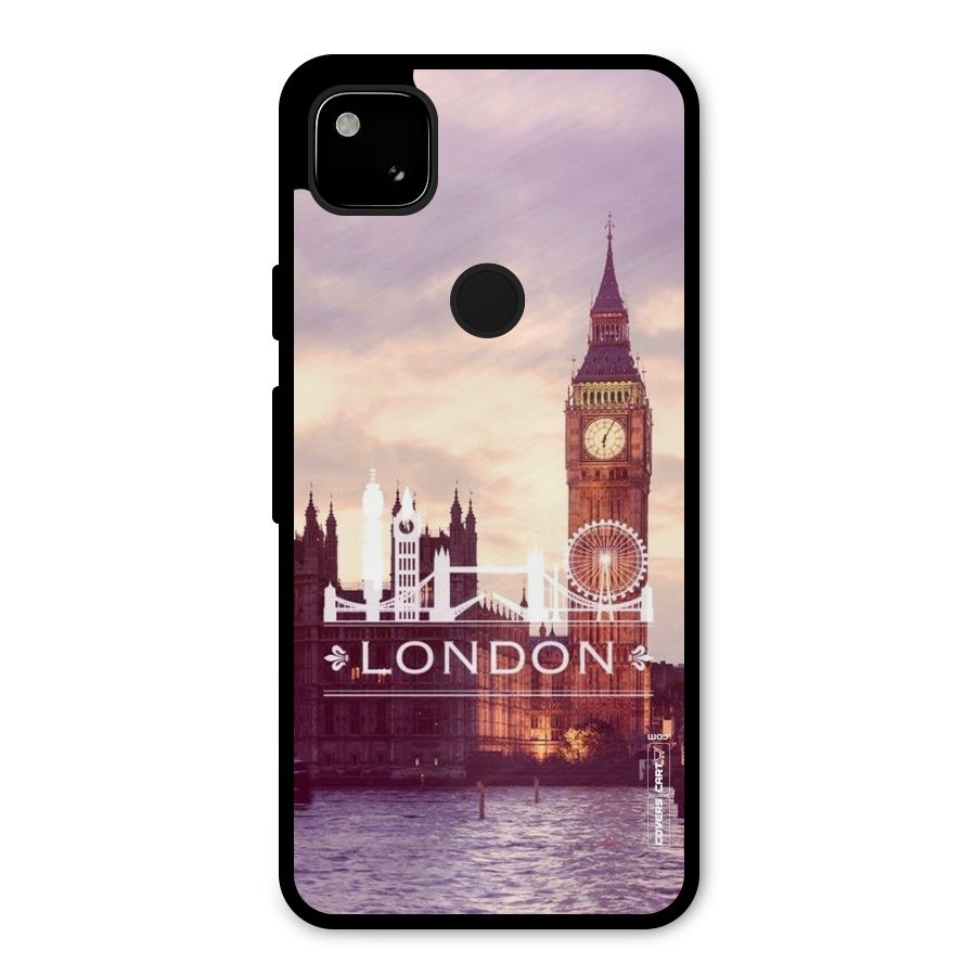 City Tower Metal Back Case for Google Pixel 4a