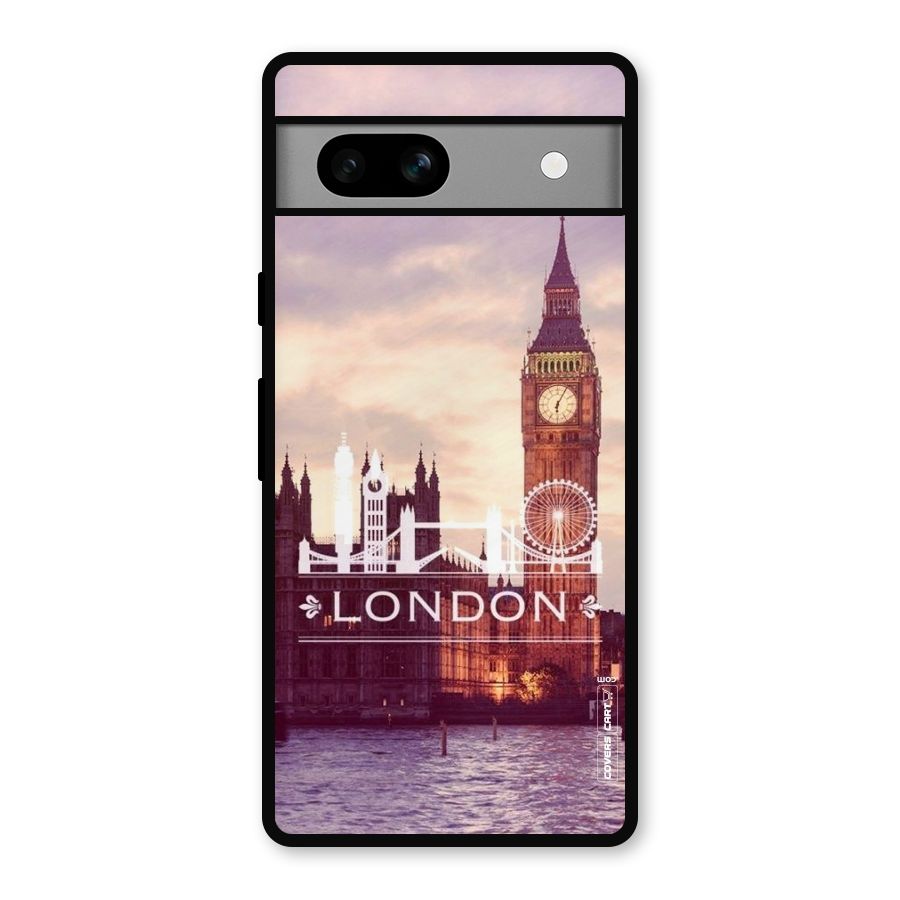City Tower Metal Back Case for Google Pixel 7a
