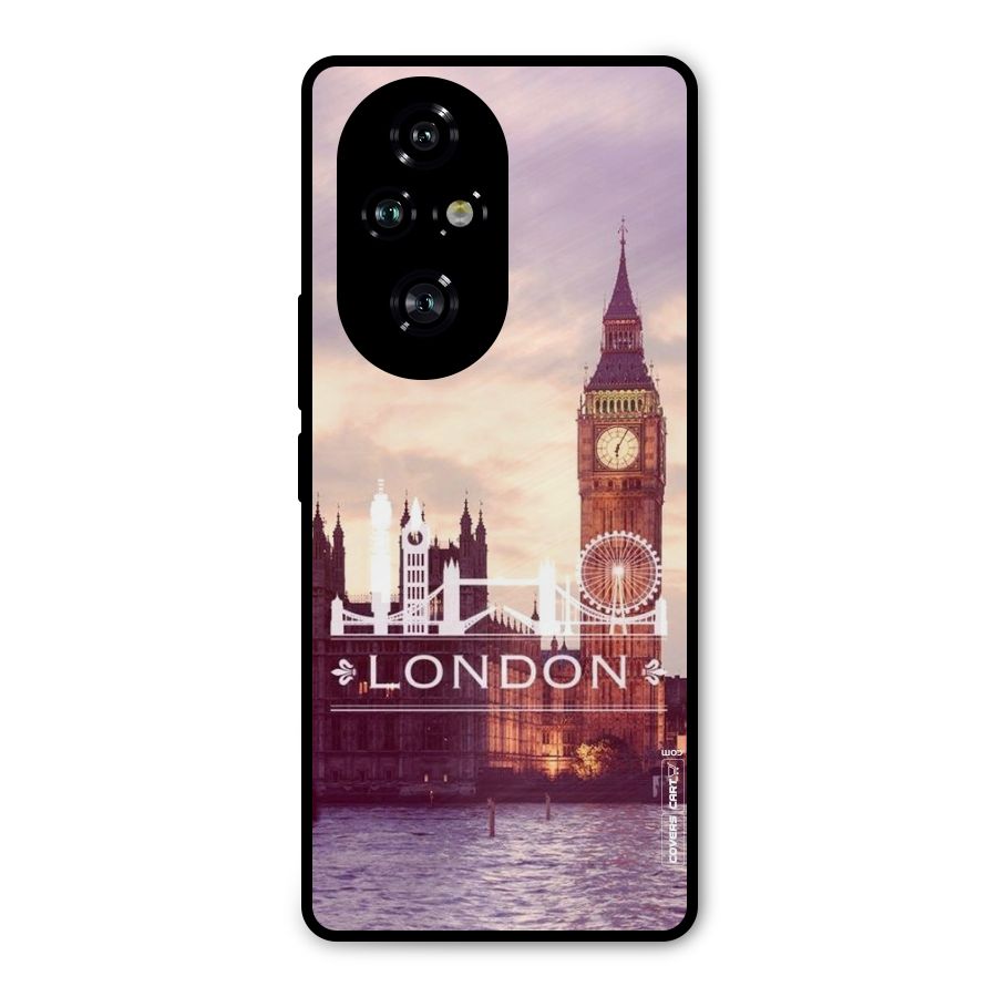 City Tower Metal Back Case for Honor 200 Pro
