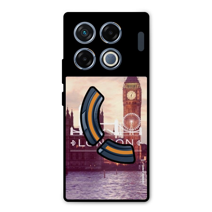 City Tower Metal Back Case for Infinix GT 20 Pro
