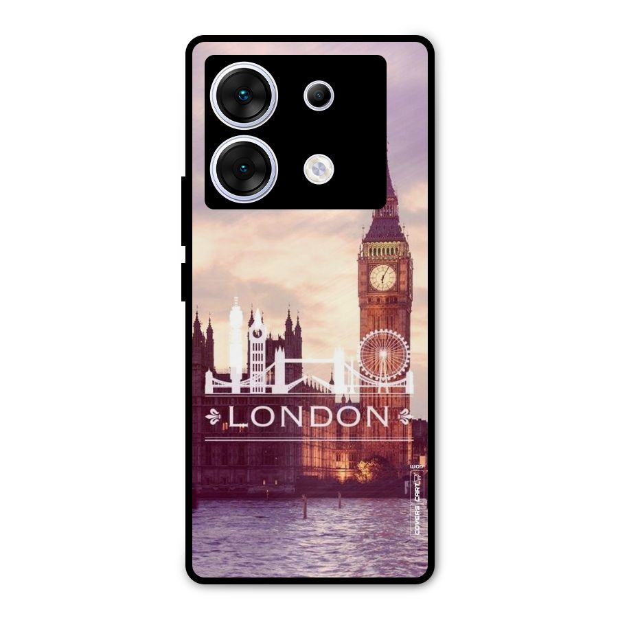City Tower Metal Back Case for Infinix Zero 30 5G