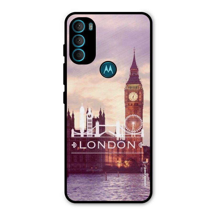 City Tower Metal Back Case for Moto G71 5G