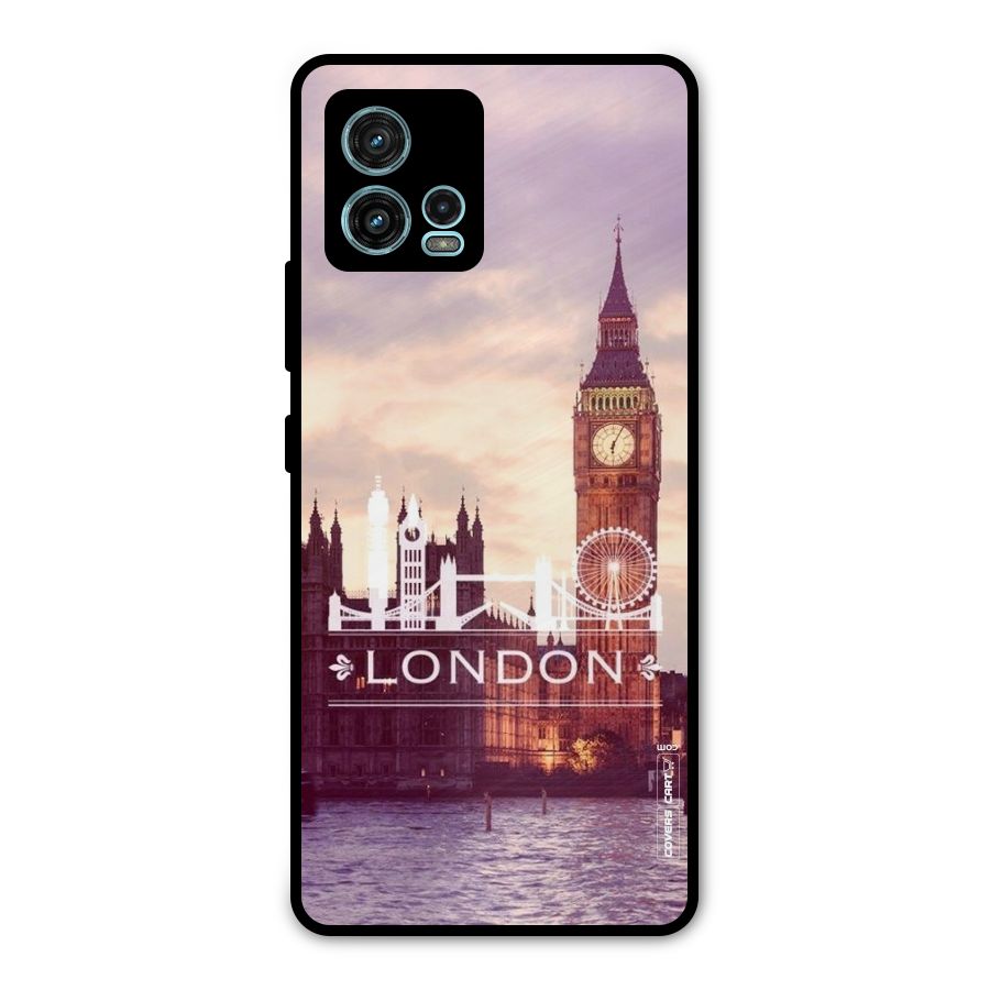 City Tower Metal Back Case for Moto G72