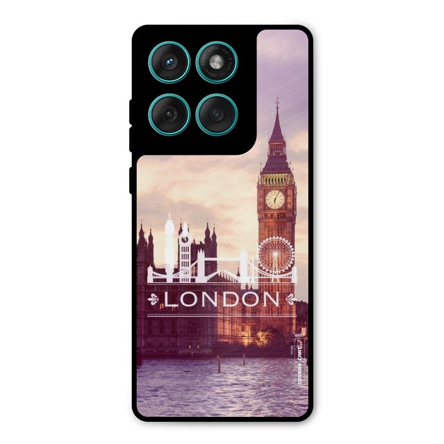 City Tower Metal Back Case for Motorola Edge 60 Fusion