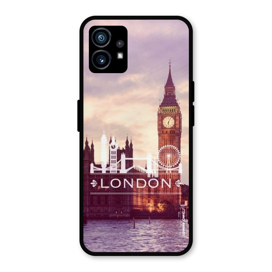 City Tower Metal Back Case for Nothing Phone 1