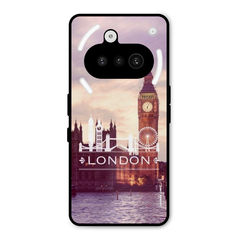 City Tower Metal Back Case for Nothing Phone 3a